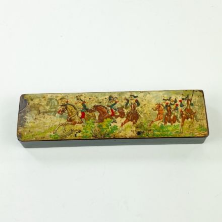 Antique lacquerware pencil box