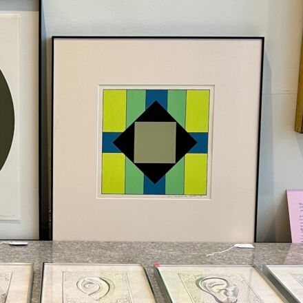 Guy Vandenbranden abstract colour lithography '80