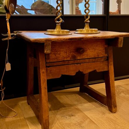 Antique pay-table with a drawer