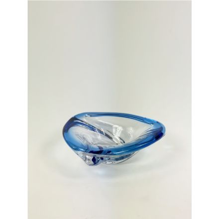 Val Saint Lambert bowl blue